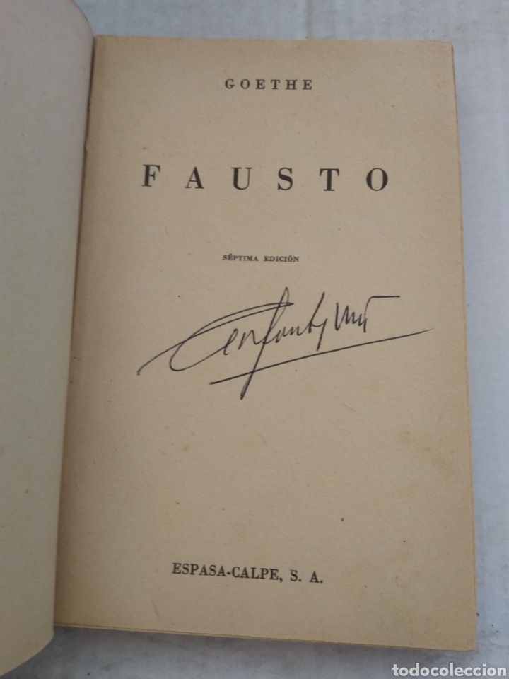 Libros de segunda mano: FAUSTO/GOETHE/AUSTRAL - Foto 2