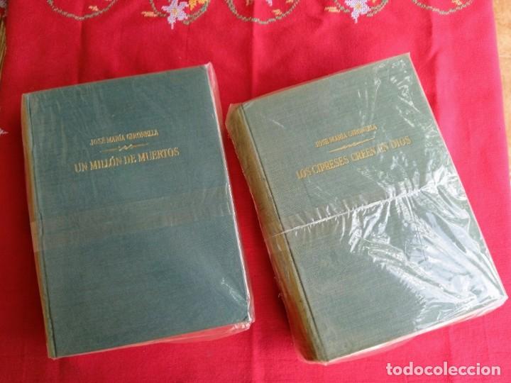 Libros de segunda mano: Libros Los cipreses creen en Dios y Un mill&oacute;n de muertos - Foto 2