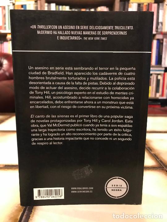 Libros de segunda mano: El canto de las sirenas. Val McDermid. - Foto 2
