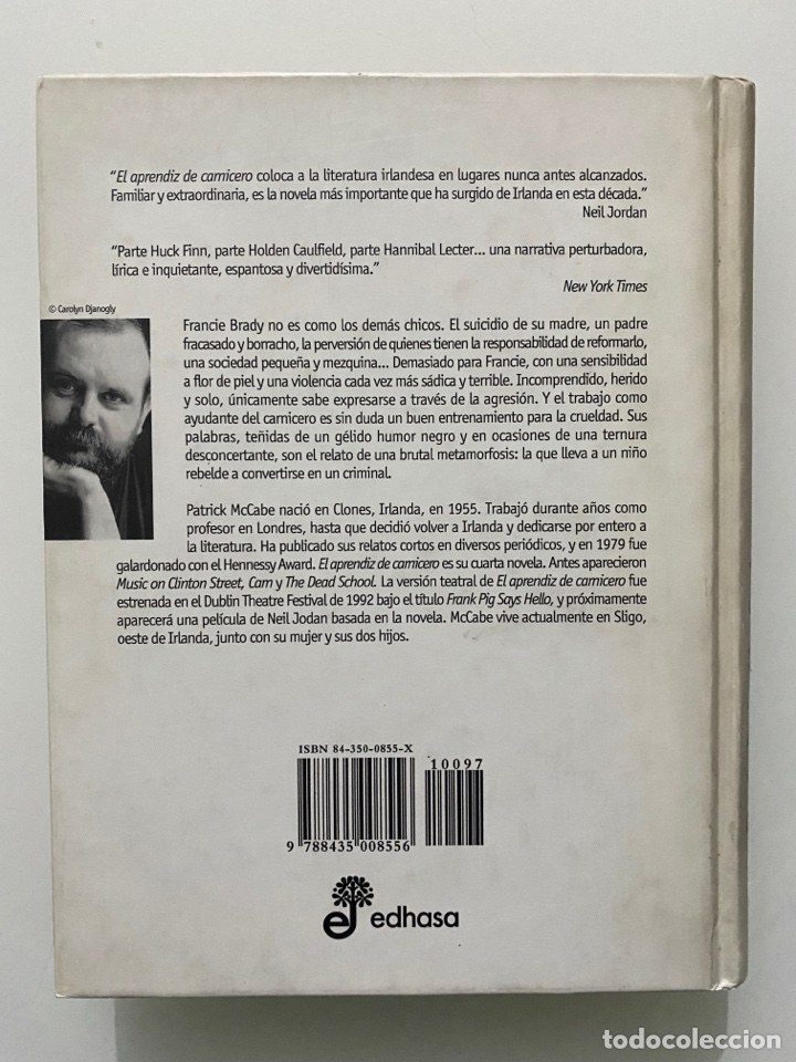 Libros de segunda mano: El aprendiz de carnicero - McCABE, Patrick - Foto 2