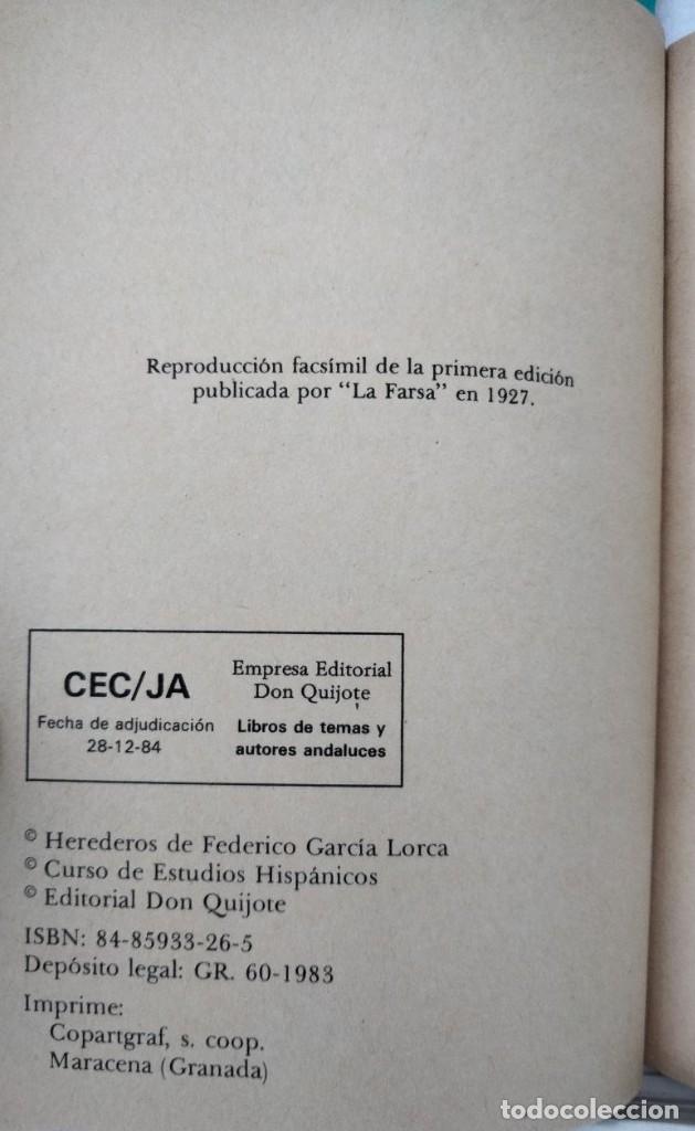 Libros de segunda mano: Libros Garc&iacute;a Lorca a&ntilde;os 80 - Foto 4