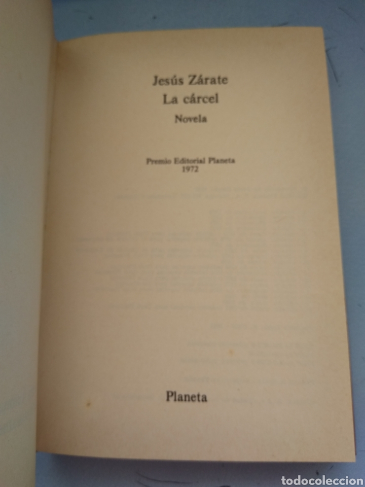 Libros de segunda mano: LA CARCEL/JESUS ZARATE - Foto 2