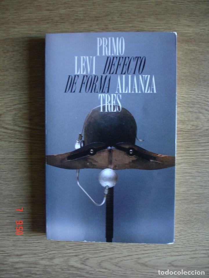 Libros de segunda mano: DEFECTO DE FORMA - PRIMO LEVI - ALIANZA EDITORIAL, 1989 - Foto 1