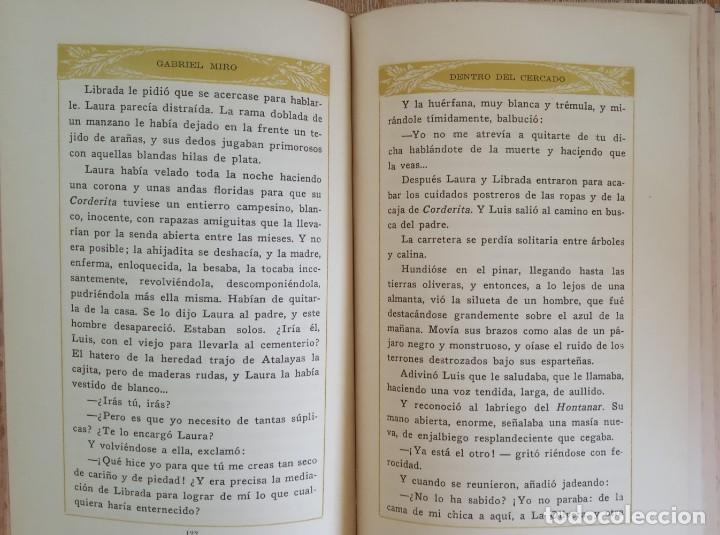 Libros de segunda mano: DENTRO DEL CERCADO - GABRIEL MIRO - Foto 2