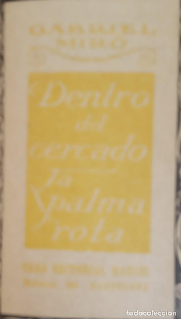 Libros de segunda mano: DENTRO DEL CERCADO - GABRIEL MIRO - Foto 3