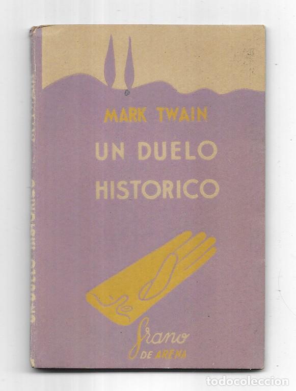 Libros de segunda mano: Un Duelo Historico Grano de Arena minilibro 1941