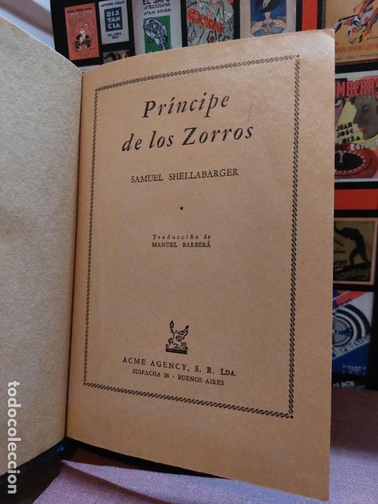 Libros de segunda mano: Samuel Shellabarger - Pr&iacute;ncipe de los Zorros - 1948 - Foto 2