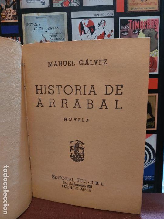 Libros de segunda mano: Manuel G&aacute;lvez - Historia de Arrabal - 1950 - Foto 3