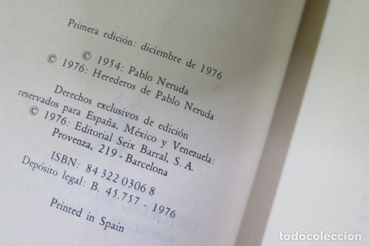 Libros de segunda mano: 1976.- LAS UVAS Y EL VIENTO. Neruda - Foto 2