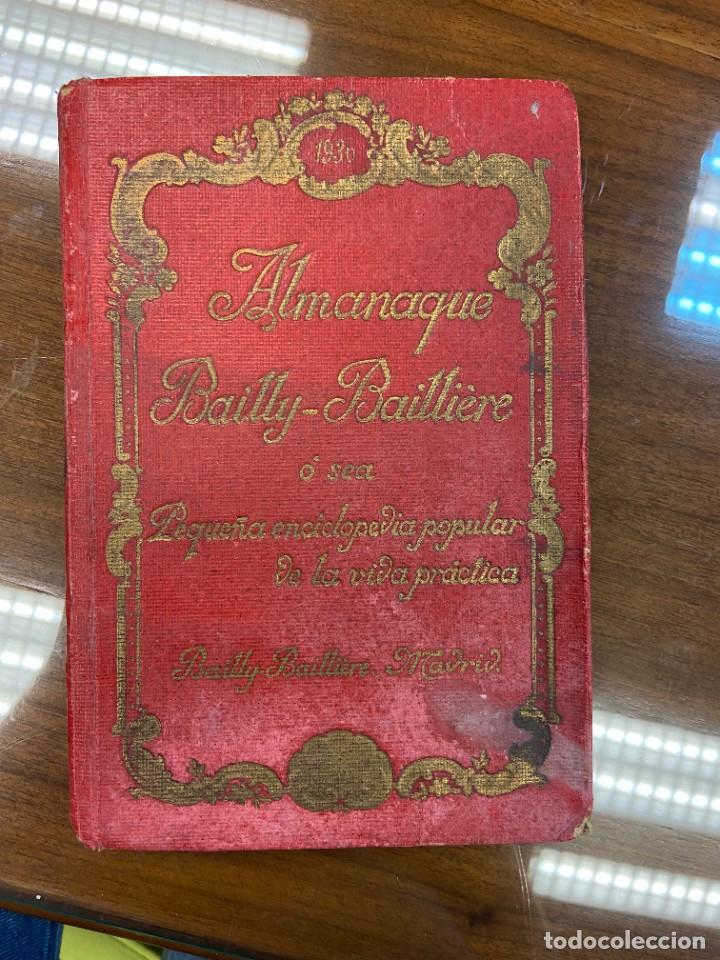 Libros de segunda mano: ALMANAQUE BAILLY BAILLIERE - 1936 - Foto 1