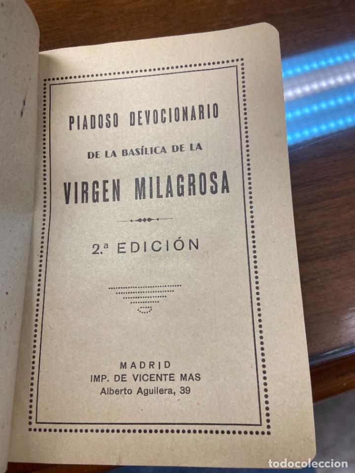Libros de segunda mano: PIADOSO DEVOCIONARIO DE LA BAS&Iacute;LICA DE LA VIRGEN MILAGROSA - 2&ordf; EDICI&Oacute;N -