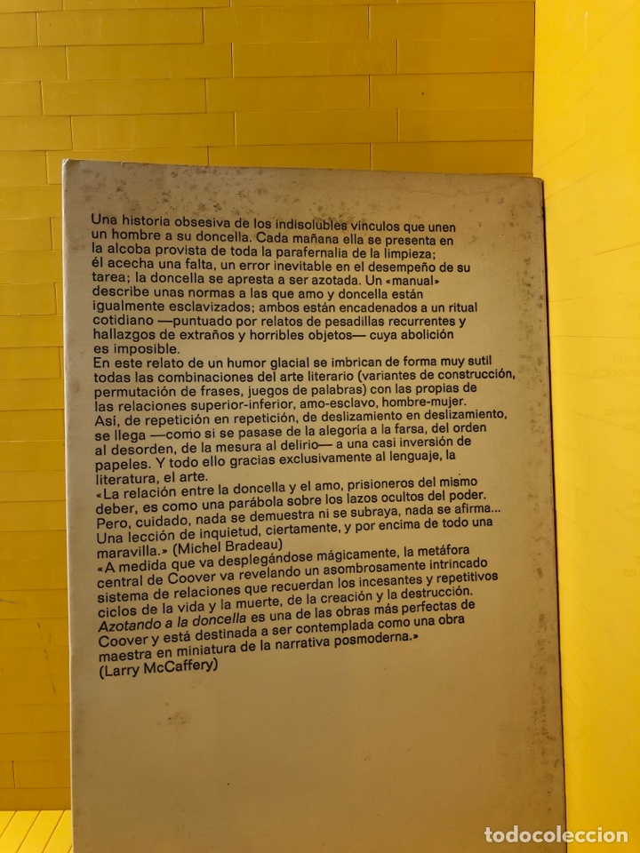 Libros de segunda mano: AZOTANDO A LA DONCELLA ● ROBERT COOVER ● ANAGRAMA ● - Foto 2