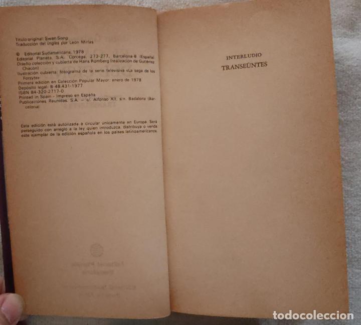 Libros de segunda mano: EL CANTO DEL CISNE. - Foto 4