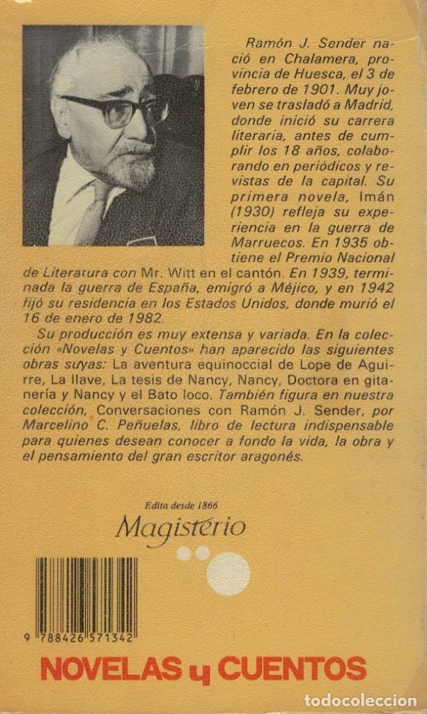 Libros de segunda mano: Ram&oacute;n J. Sender, La Tesis de Nancy - Foto 2