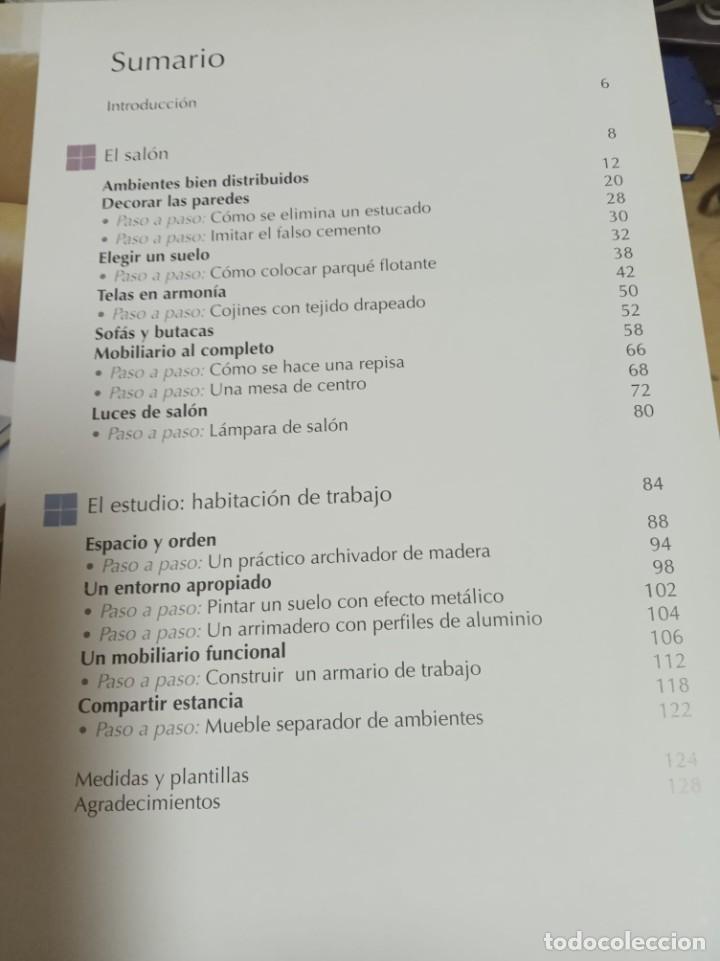 Libros de segunda mano: DECO-HOGAR - SAL&Oacute;N Y ESTUDIO - CIRCULO LECTORES 2003 - Foto 2
