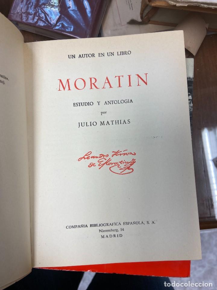 Libros de segunda mano: MORATIN - UN AUTOR EN UN LIBRO - - Foto 2