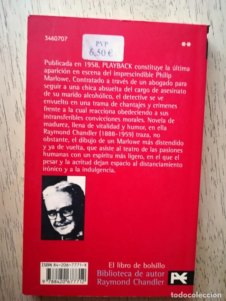 Libros de segunda mano: Playback. Raymond Chandler - Foto 2