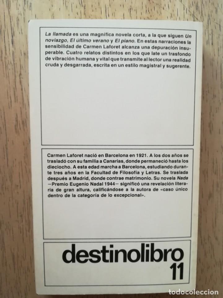 Libros de segunda mano: La llamada. Carmen Laforet - Foto 2