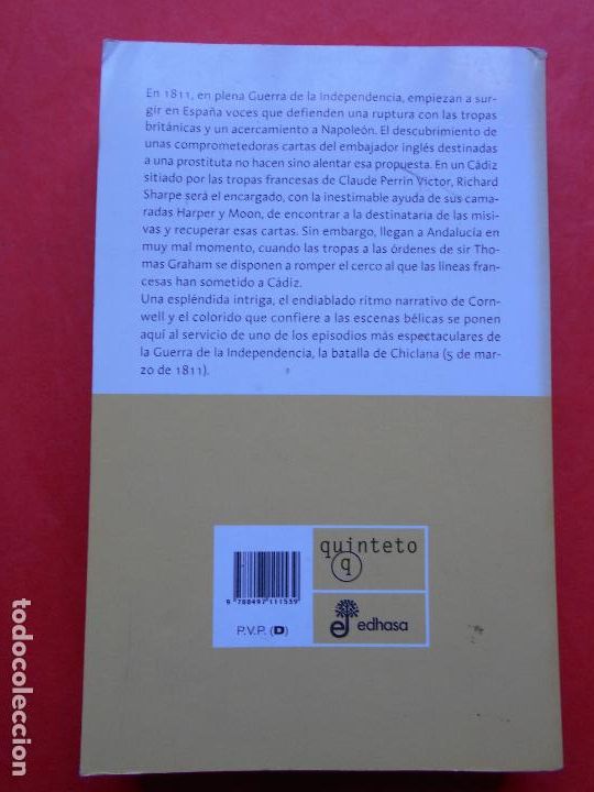 Libros de segunda mano: LIBRO BERNARD CORNWELL LA FURIA DE SHARPE - Foto 2