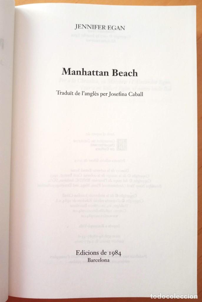Libros de segunda mano: JENNIFER EGAN MANHATTAN BEACH - Foto 4