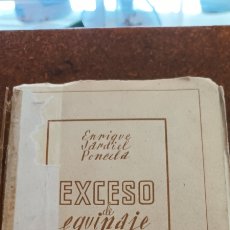 Libros de segunda mano: LIBRO DE ENRIQUE JARDIEL PONCELA EXCESO DE EQUIPAJE AÑO 1943. Lote 358156150