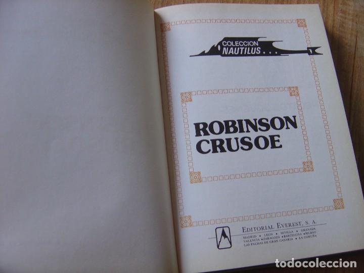 Libros de segunda mano: ROBINSON CRUSOE. EDITORIAL EVEREST. 1981 - Foto 4
