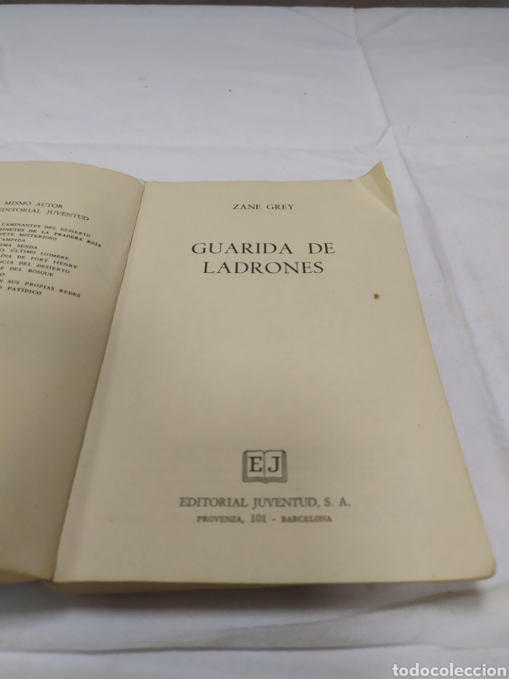 Libros de segunda mano: Guarida de ladrones, Zane Grey, 1972 - Foto 3