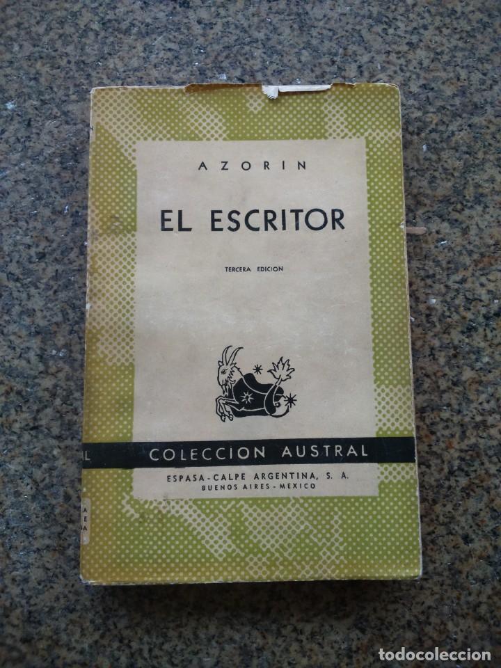 Libros de segunda mano: EL ESCRITOR -- AZORIN -- AUSTRAL 1952 -- - Foto 1