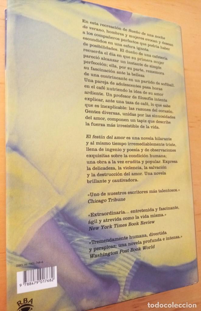 Libros de segunda mano: CHARLES BAXTER EL FESTIN DEL AMOR - Foto 2