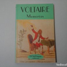 Libros de segunda mano: VOLTAIRE. MEMORIAS. VALDEMAR 1994. LITERATURA FRANCESA. ILUSTRACIÓN
