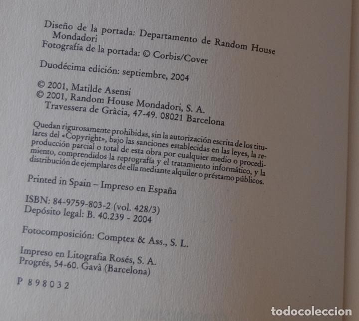 Libros de segunda mano: EL ULTIMO CATON - MATILDE ASENSI - Foto 3