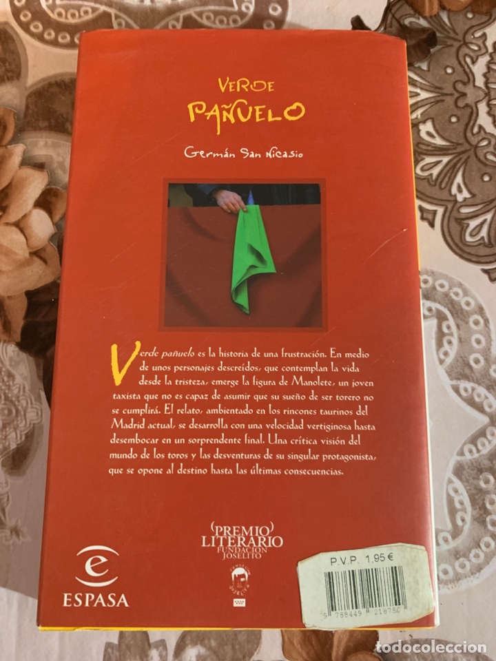 Libros de segunda mano: Verde Pa&ntilde;uelo. Germ&aacute;n San Nicasio. - Foto 2