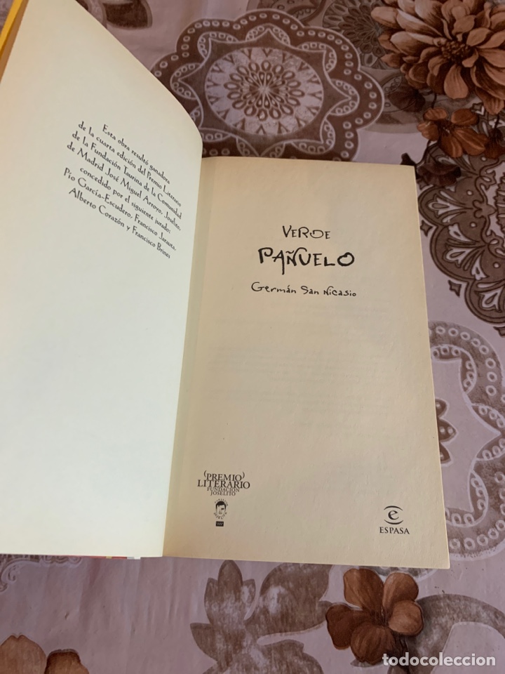 Libros de segunda mano: Verde Pa&ntilde;uelo. Germ&aacute;n San Nicasio. - Foto 5