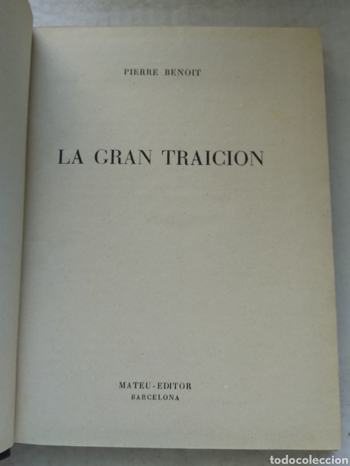 Libros de segunda mano: LA GRAN TRAICION - Foto 4