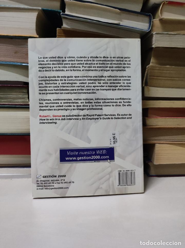 Libros de segunda mano: !CUIDADO CON LO QUE DICE! ROBERT L. GENUA - Foto 2