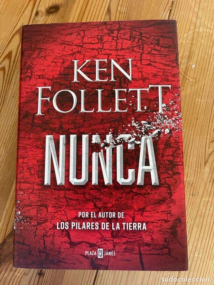 Libros de segunda mano: Ken Follet, Nunca - Foto 1