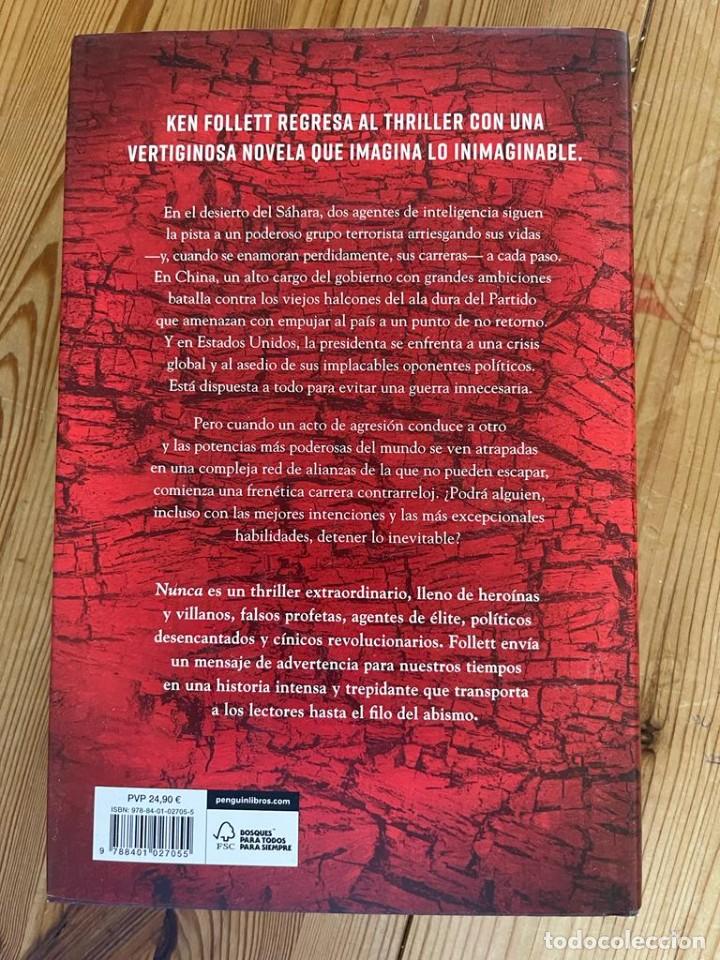 Libros de segunda mano: Ken Follet, Nunca - Foto 2