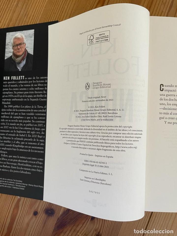 Libros de segunda mano: Ken Follet, Nunca - Foto 3