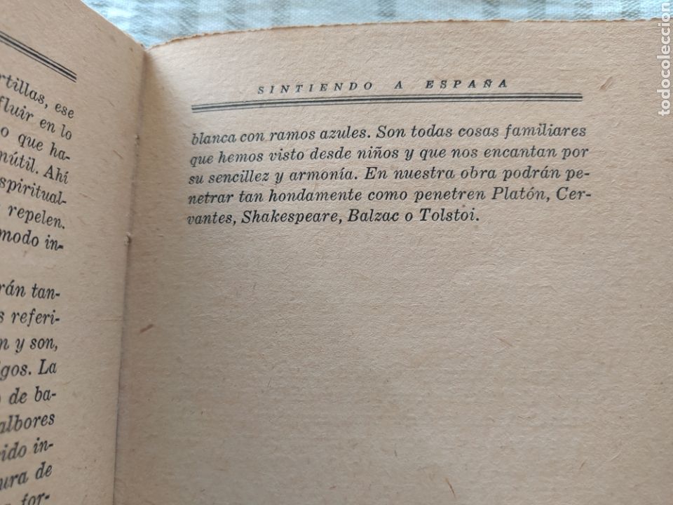 Libros de segunda mano: SINTIENDO A ESPA&Ntilde;A - AZOR&Iacute;N - Foto 4