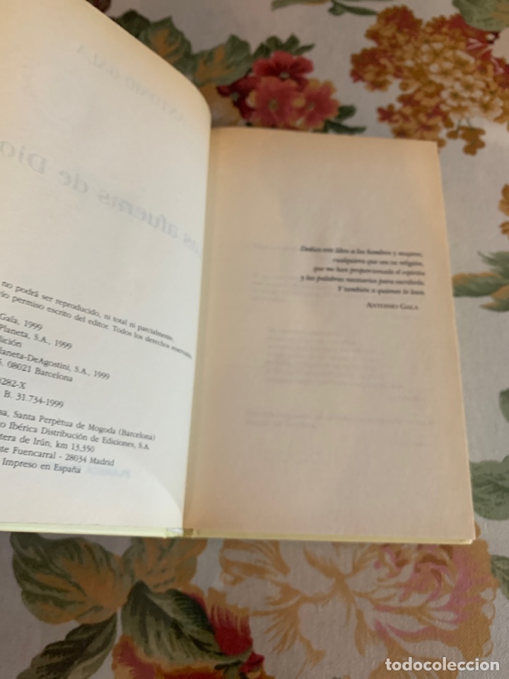 Libros de segunda mano: Las afueras de Dios. Antonio Gala. - Foto 6