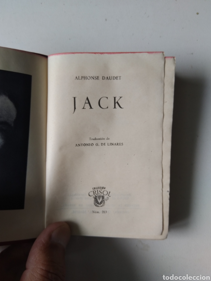 Libros de segunda mano: JACK/ALPHONSE DAUDET/CRISOL AGUILAR - Foto 2