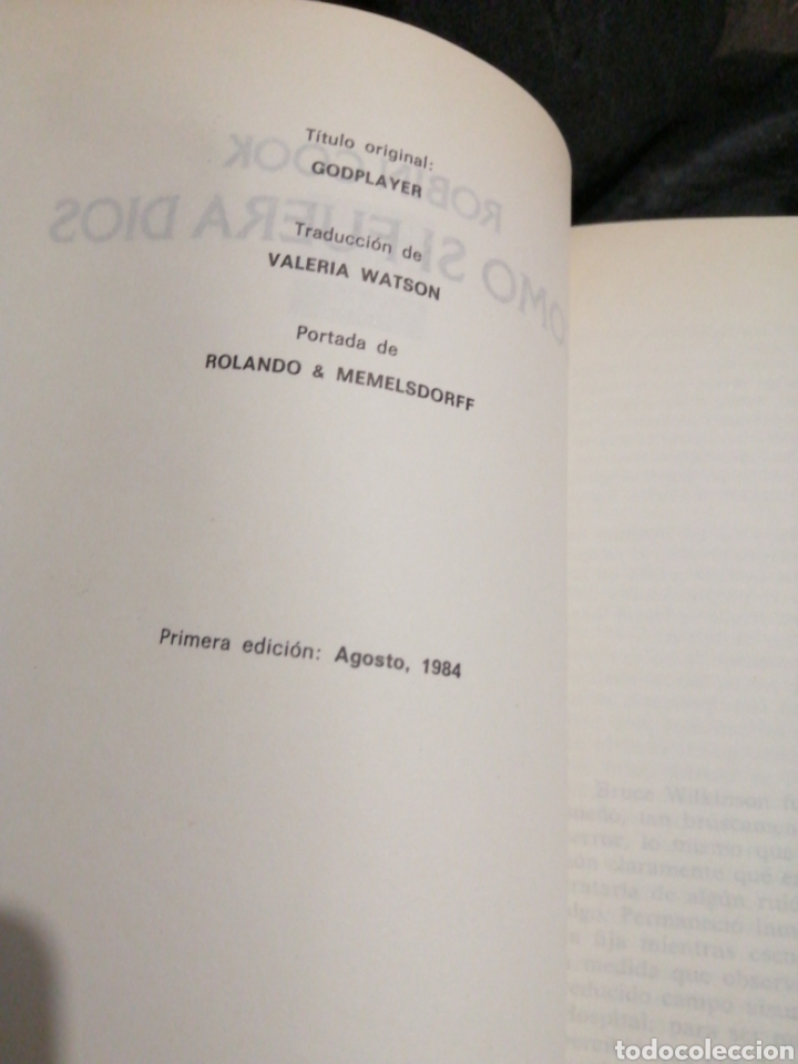 Libros de segunda mano: COMO SI FUERA DIOS, 1&deg; EDICI&Oacute;N. - Foto 3