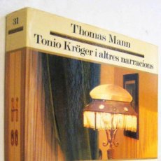 Libros de segunda mano: (S1) - TONIO KROGER I ALTRES NARRACIONS - THOMAS MANN - EN CATALAN. Lote 361129960