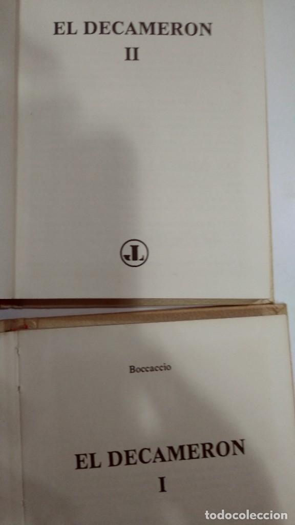 Libros de segunda mano: El Decameron Boccaccio 2 tomos - Foto 2