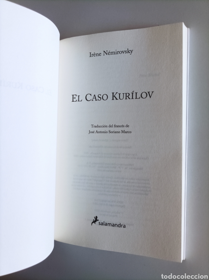 Libros de segunda mano: El caso Kurilov / Irene N&eacute;mirovski - Foto 2