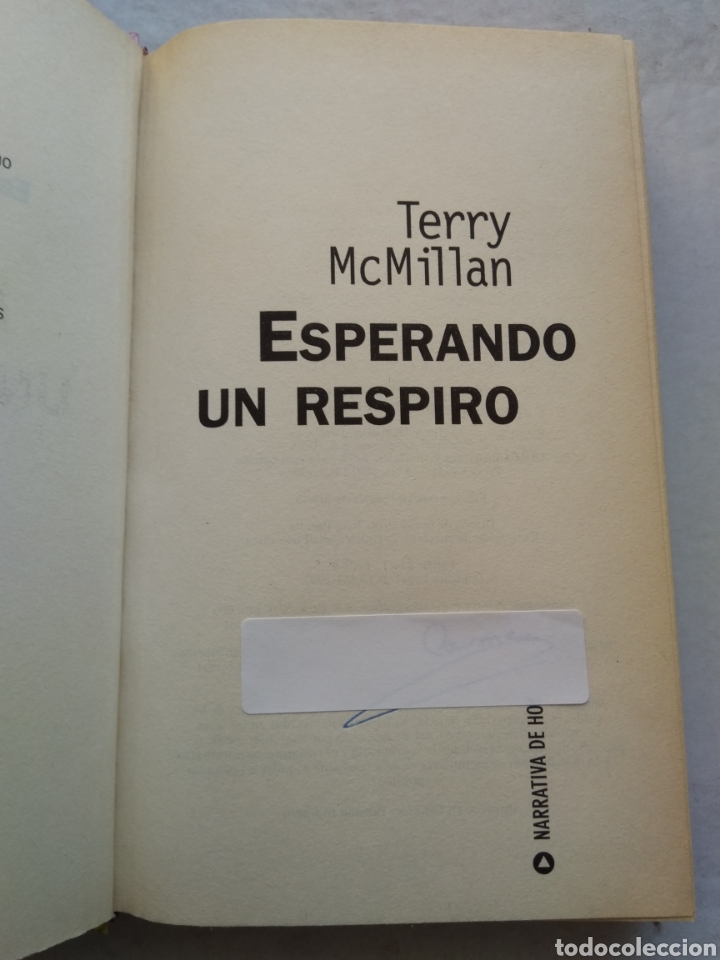 Libros de segunda mano: ESPERANDO UN RESPIRO/TERRY McMILLAN - Foto 2