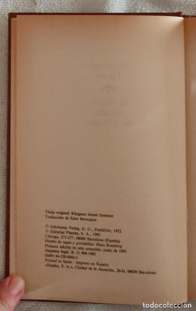Libros de segunda mano: EL &Uacute;LTIMO VERANO DE KLINGSOR - Foto 4