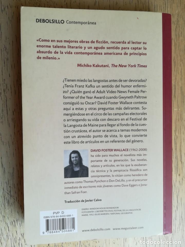 Libros de segunda mano: Hablemos de langostas. David Foster wallace - Foto 2