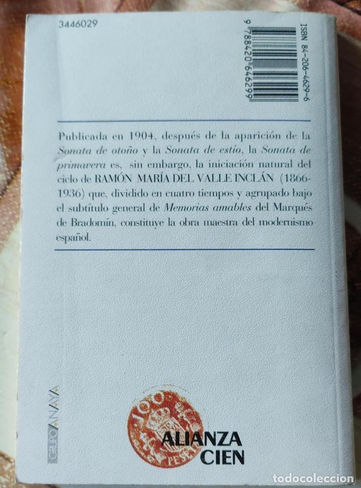 Libros de segunda mano: SONATA DE PRIMAVERA. - Foto 2