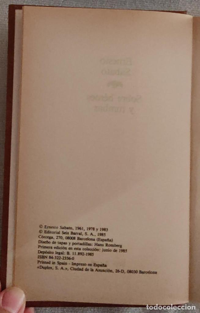 Libros de segunda mano: SOBRE H&Eacute;ROES Y TUMBAS. - Foto 4